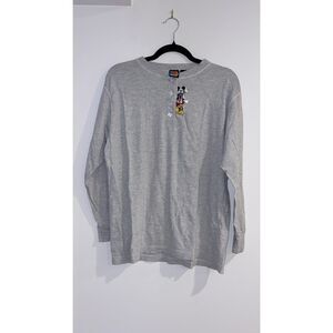 Vintage 90s Mickey Unlimited Disney Henley Shirt Men’s Medium